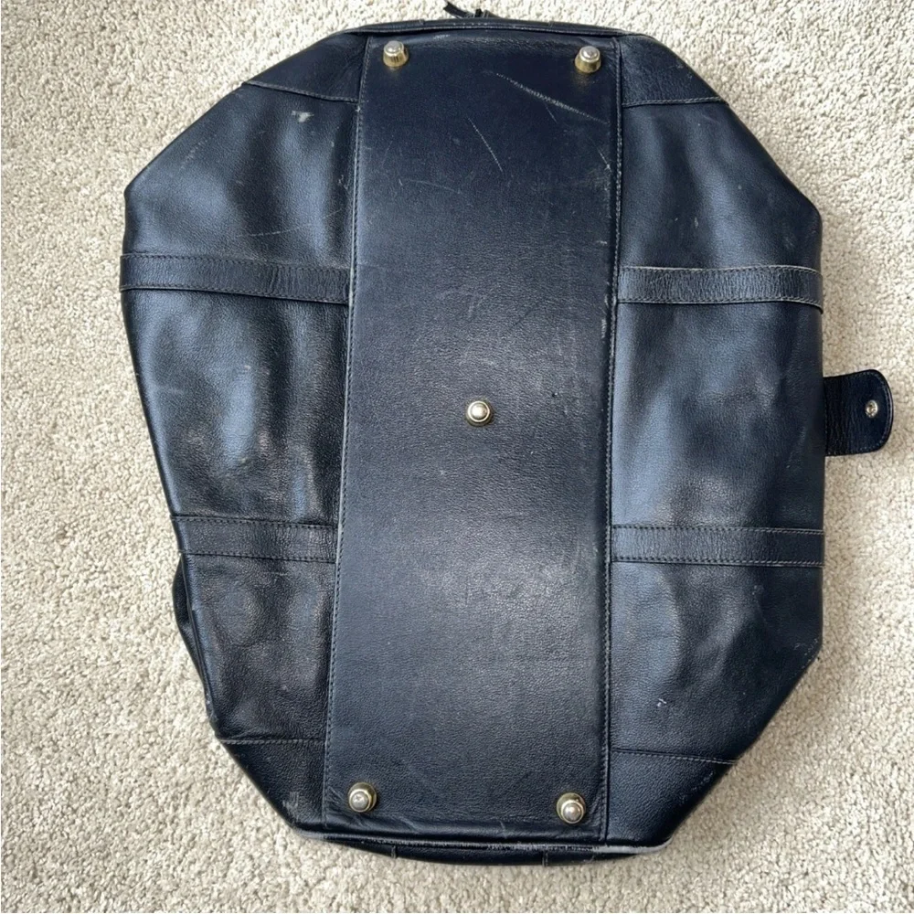 Black Gucci Leather Men's Duffel Bag - Picture 8 of 14